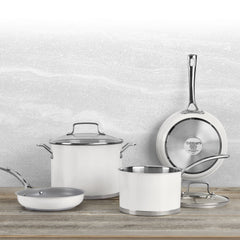 11 Piece Matte White Set