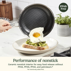 FusionElite+™ Nonstick Tri-Ply Stainless Steel  10" Skillet